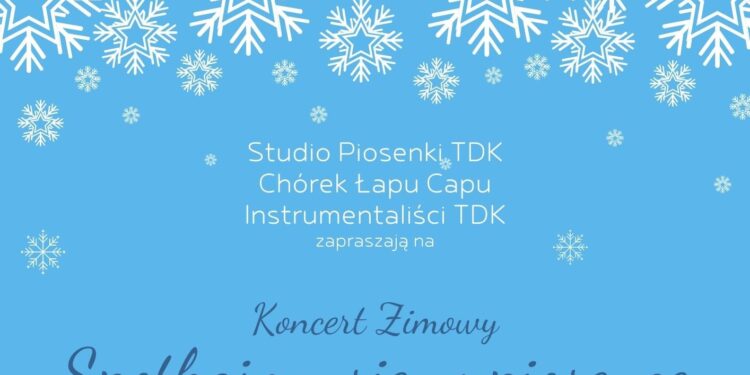 Tarnobrzeg. Koncert Zimowy w Tarnobrzeskim Domu Kultury.