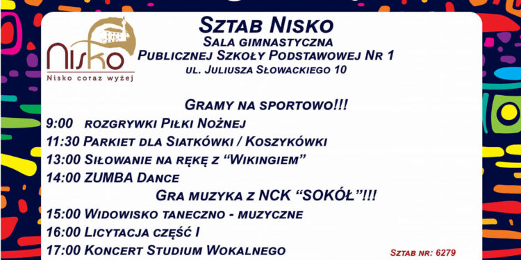 Nisko: finał Wielkiej Orkiestry Świątecznej Pomocy ze sztabem w Nisku
