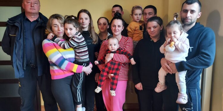 Sandomierz: Pierwsi uchodźcy znaleźli bezpieczne schronienie.