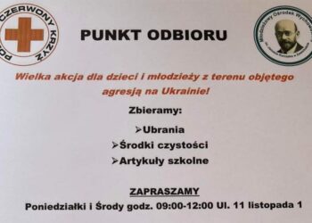 Zawichost: Zbiórka dla dzieci i młodzieży z Ukrainy