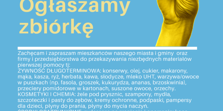 Koprzywnica: Solidarni z Ukrainą.
