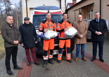 Gorzyce. Przekazali sprzęt do dezynfekcji karatek