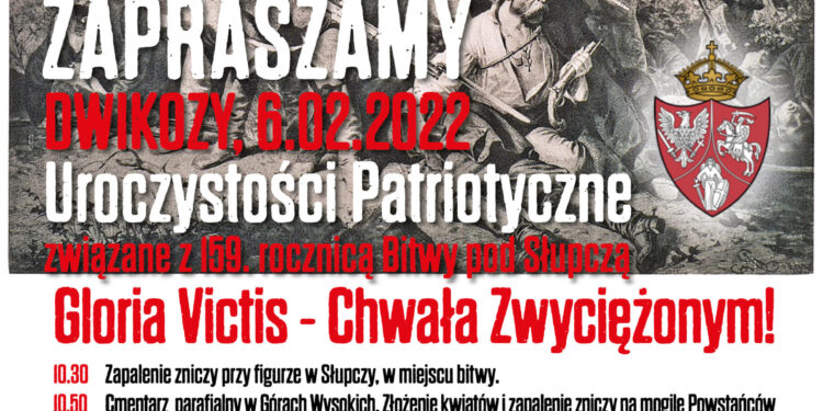 Słupcza, Góry Wysokie, Dwikozy: 159 rocznica bitwy pod Słupczą