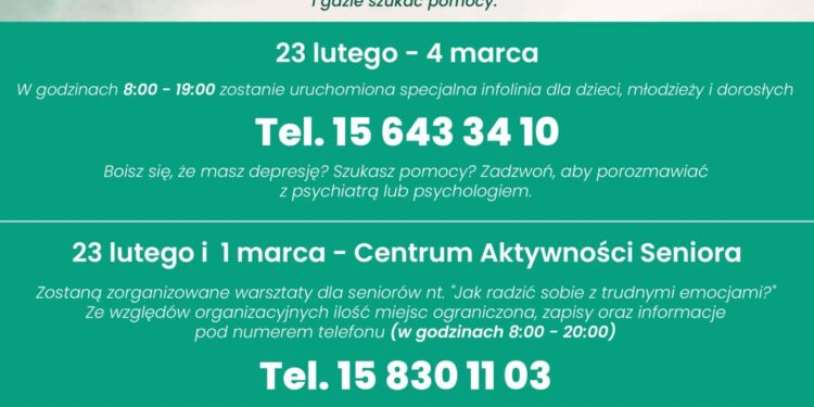 Stalowa Wola: Walczymy z depresją w ramach kampanii  Razem dla zdrowia