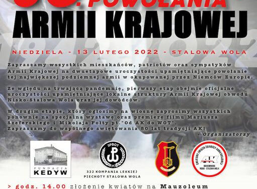 Stalowa Wola: W niedzielę początek obchodów 80lecia powołania Armii Krajowej