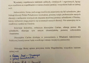 Sandomierz: Solidarni z Ukrainą – zbiórka w kościołach.