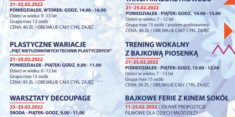 Nisko: Czas na ferie z NCK