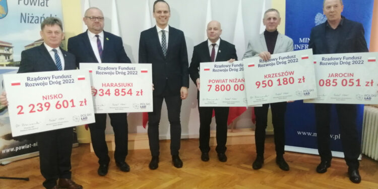 Nisko: Pięć samorządów z powiatu z dofinansowaniem z Funduszu Rozwoju Dróg