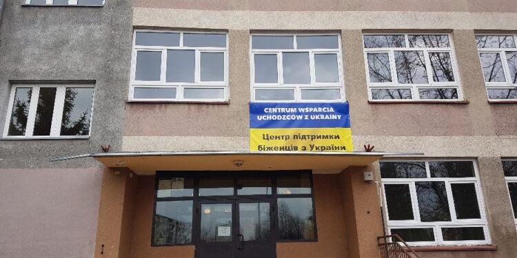 Tarnobrzeg. Centrum Wsparcia Uchodźców  z Ukrainy.