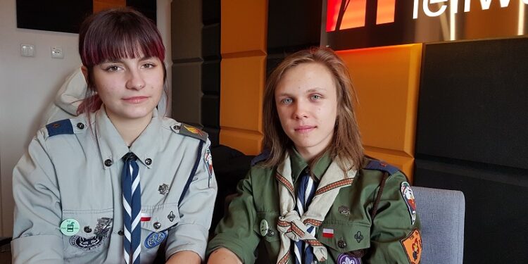 Harcerze z Tarnobrzega pomagali uchodźcom w Przemyślu i na granicy.