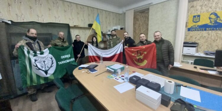 Tarnobrzeg. Dary od myśliwych trafiły do Charkowa i pod  Mariupol.