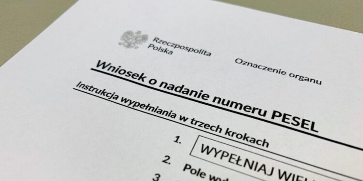 Mielec: Nadawanie numeru PESEL