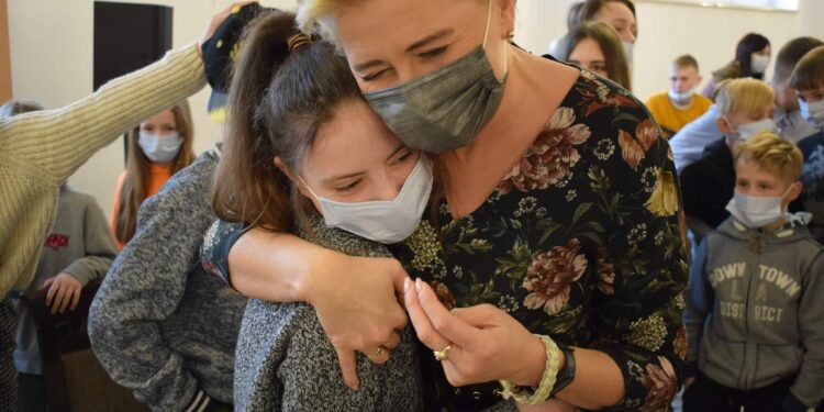 Sandomierz: Agata Kornhauser-Duda odwiedziła dzieci z Ukrainy.