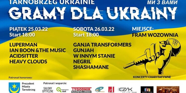 Tarnobrzeg. Gramy dla Ukrainy.
