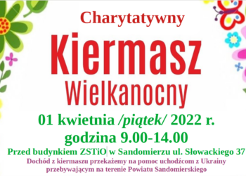 Sandomierz: Dziś charytatywny kiermasz wielkanocny dla uchodźców z Ukrainy.