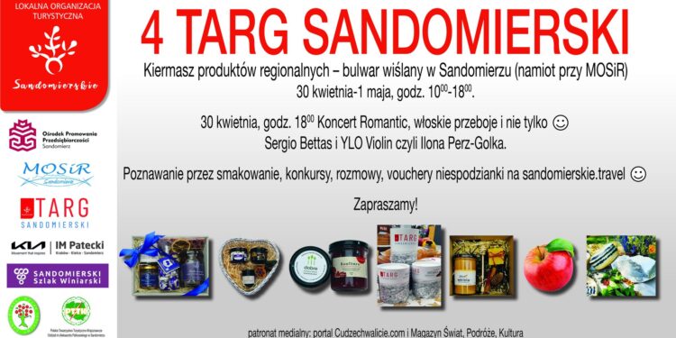 Sandomierz: IV Targ Sandomierski w najbliższy weekend.
