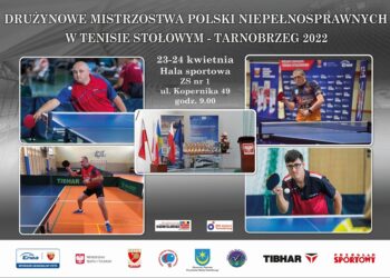 Tarnobrzeg. Drużynowe Mistrzostwa Polski Osób Niepełnosprawnych w Tenisie Stołowym.