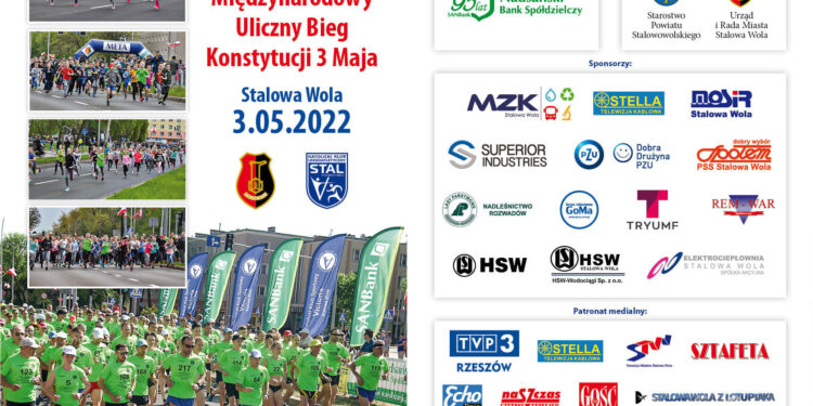 Stalowa Wola: Alejami Jana Pawła znów wystartuje Bieg Uliczny Konstytucji 3 Maja