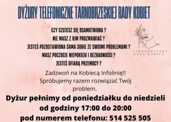 Tarnobrzeg. Rusza Kobieca Infolinia.