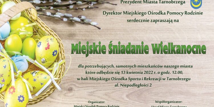 Tarnobrzeg. Miejskie Śniadanie Wielkanocne.