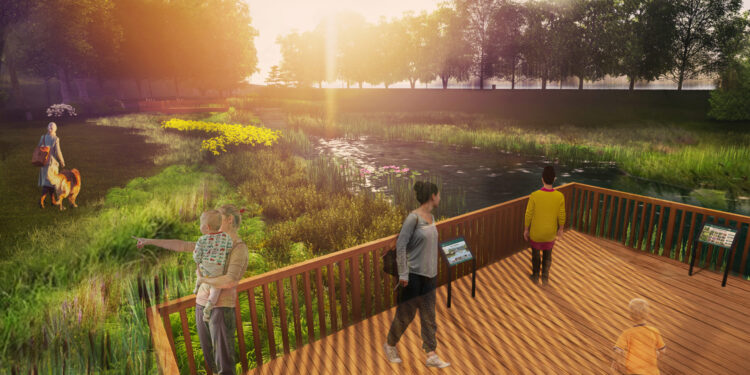 Stalowa Wola: Budowa Parku Zimnej Wody na ukończeniu