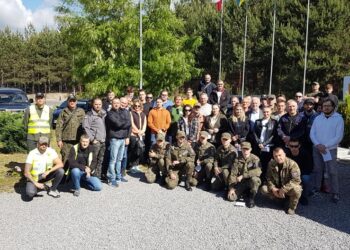 Tarnobrzeg. Strzelali z okazji Dni Tarnobrzega.