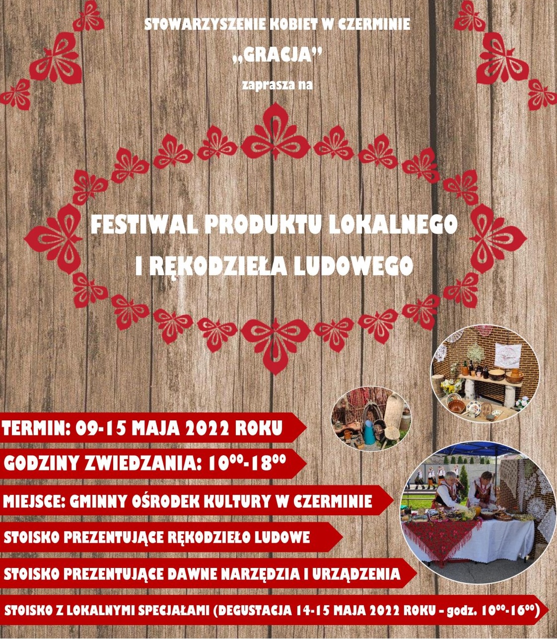 Do 15 V trwa Festiwal Produktu Lokalnego i Rękodzieła Ludowego w Czerminie