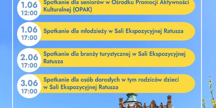 Sandomierz: Rozpoczynają się spotkania „Mój Sandomierz – kreuj z nami swoją kulturalną przestrzeń”.