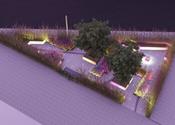 Borowa: Nowy skwer z fontanną