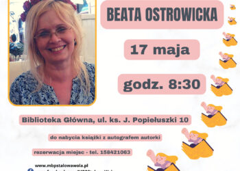 Stalowa Wola: Rozmowy o książkach z Beatą Ostrowicką