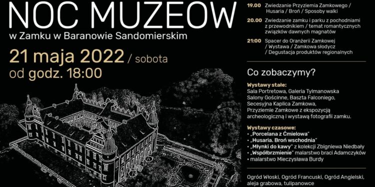 Baranów Sandomierski. Zobacz nocą zamek