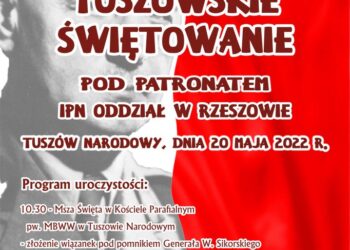 Tuszów Narodowy: Mural gen. Sikorskiego.