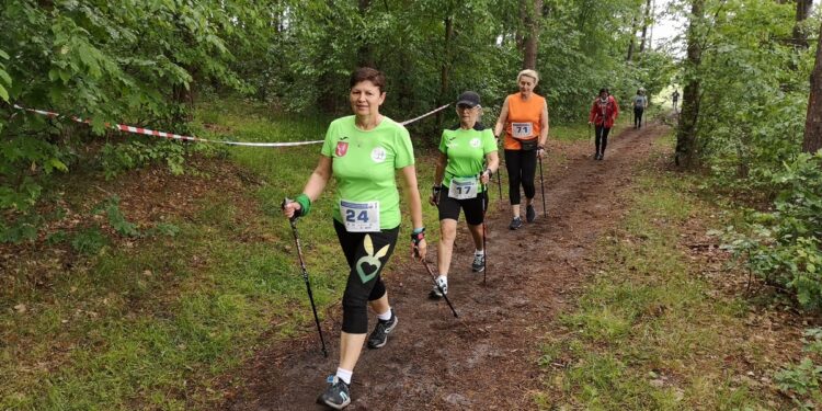 Nowa Dęba. Maszerowali z kijami