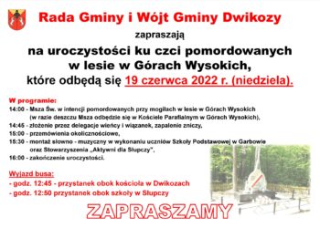 Góry Wysokie: Uroczystości ku pamięci Polaków pomordowanych przez Niemców 17 czerwca 1940  roku.