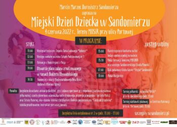 Sandomierz: Miejski Dzień Dziecka z Kubusiem Puchatkiem i Miejską Biblioteką Publiczną.