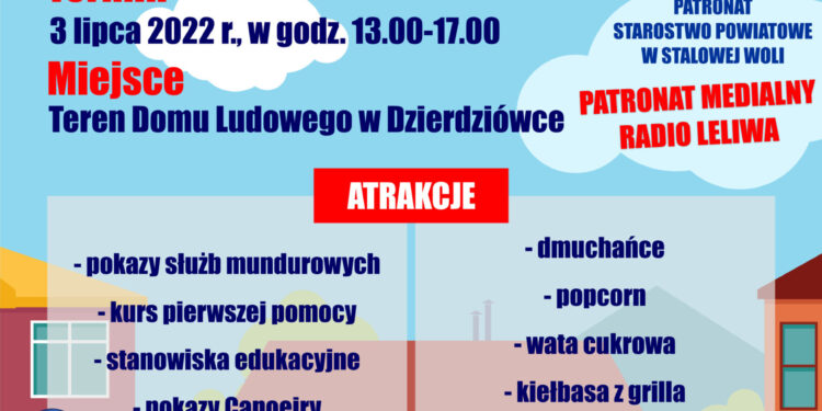 Dzierdziówka: W tę niedzielę powiatowy piknik rodzinny pod znakiem bezpieczeństwa