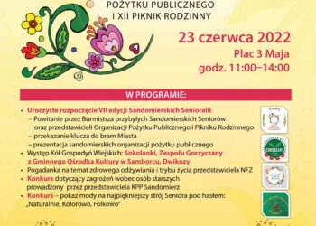 Sandomierz: Senioralia, Festiwal Organizacji Pożytku Publicznego oraz piknik rodzinny 23 czerwca.