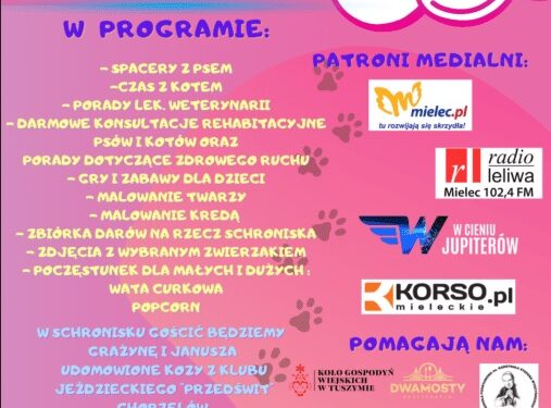 Mielec:  Te co skaczą,  miauczą i szczekają… zapraszają do siebie.