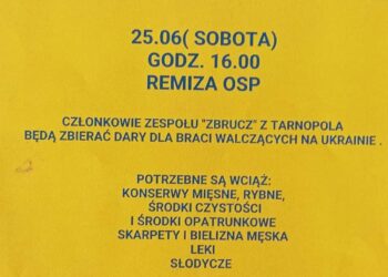 Gorzyczany: Zespół „Zbrucz” prosi o pomoc dla Ukrainy.