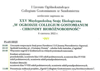 Sandomierz: XXV Międzyszkolna Sesja Ekologiczna.