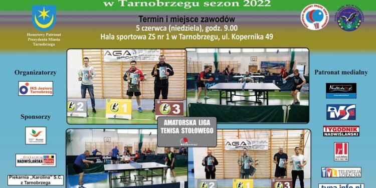 Tarnobrzeg. Mistrzostwa Amatorskiej Ligi Tenisa Stołowego.