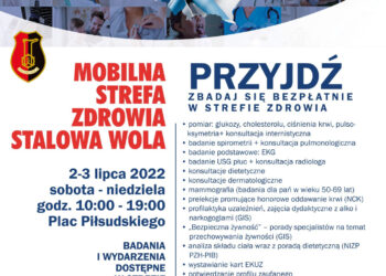 Stalowa Wola: W sobotę przed MDK bezpłatne badania w ramach projektu Zdrowe Życie