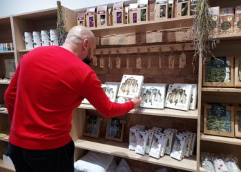 Sandomierz: Kolejne sale ekspozycyjne w atrakcji turystycznej.