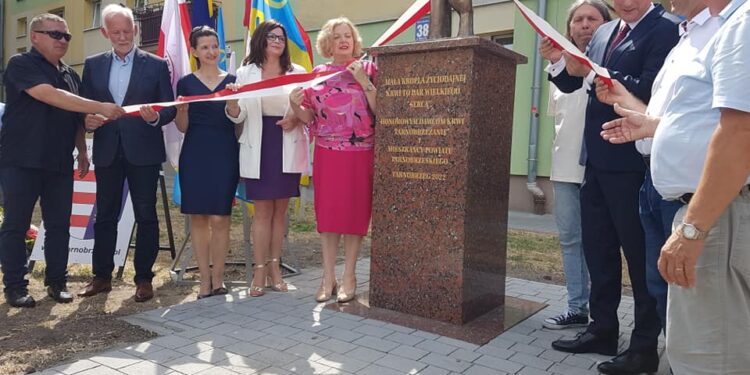 Tarnobrzeg. Odsłonięto pomnik upamiętniający honorowych dawców krwi.