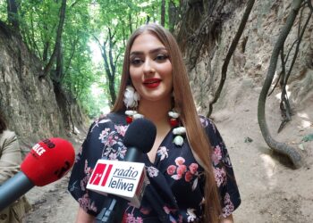 Sandomierz: Pierwsze kroki na wybiegu.