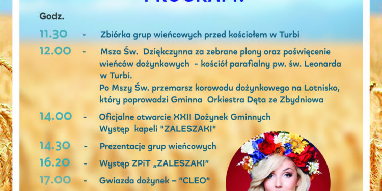 Turbia: Dożynki Gminy Zaleszany