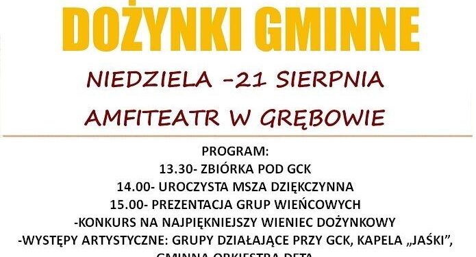 Grębów: Dożynki gminne