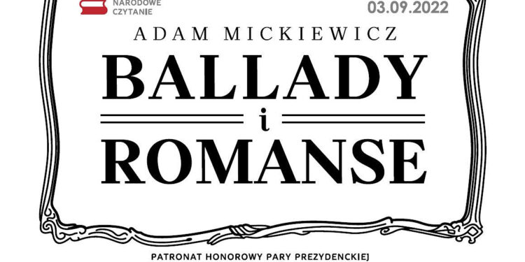 Stalowa Wola: Weź udział w 'Narodowym Czytaniu’ poezji Mickiewicza.