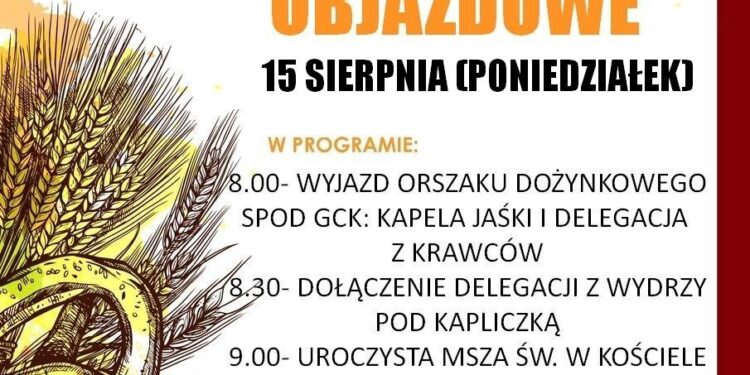 Grębów: Dożynki objazdowe