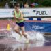 Sandomierz: Adam Kołodziej z Wisły Junior Sandomierz mistrzem Polski w biegu na 3000 m z przeszkodami.